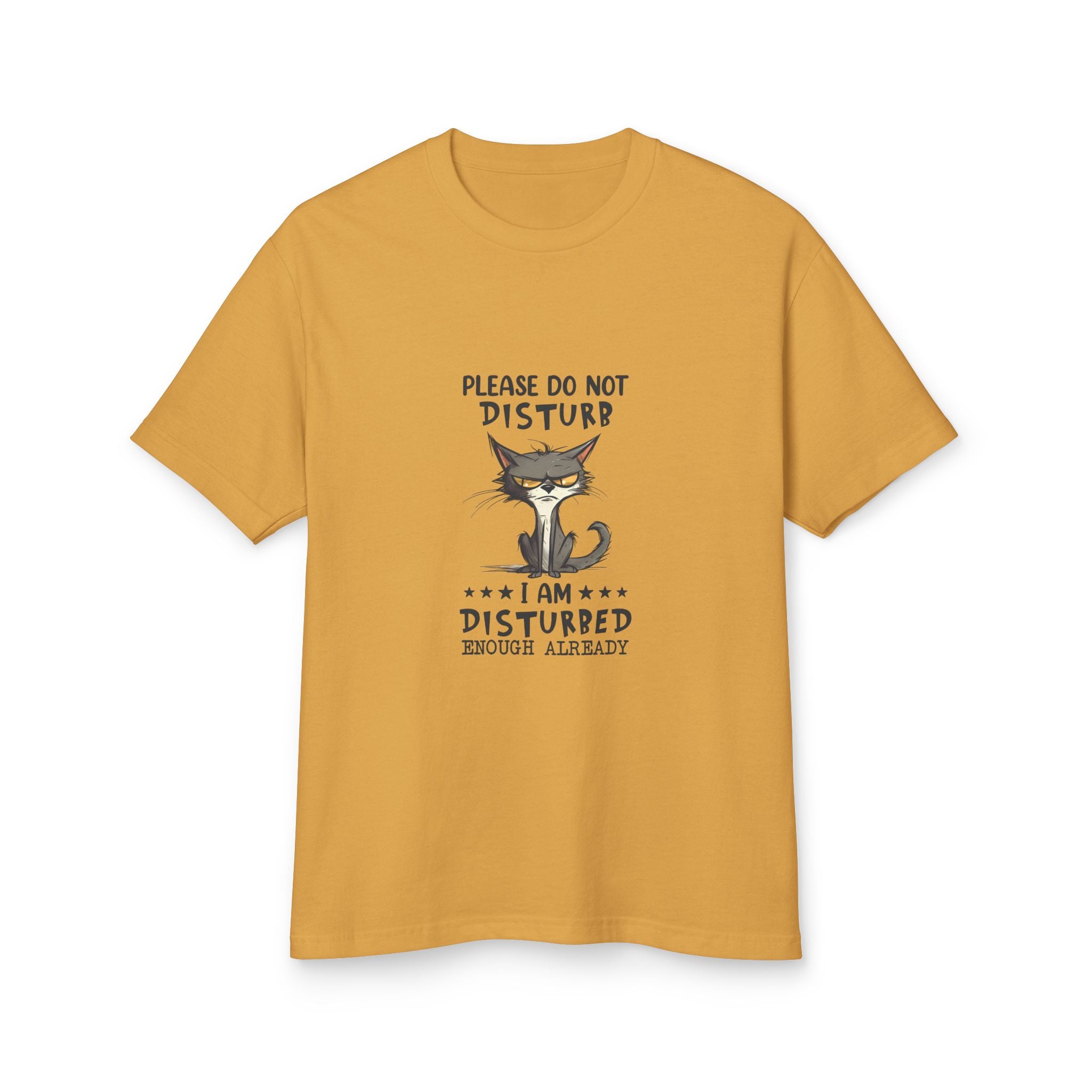 disturbed Cat  slim fit T-Shirt