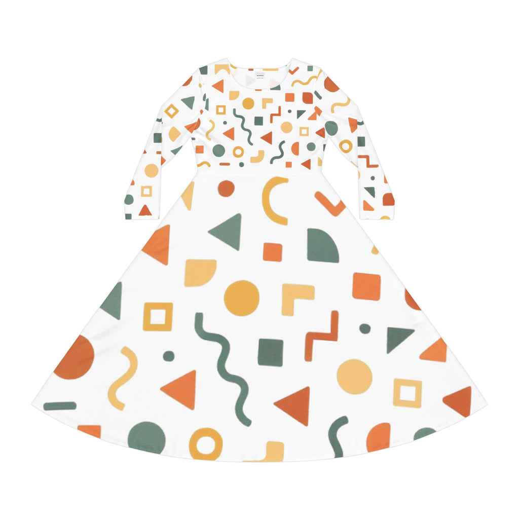 Long Sleeve Dance Dress  Fall Fashion