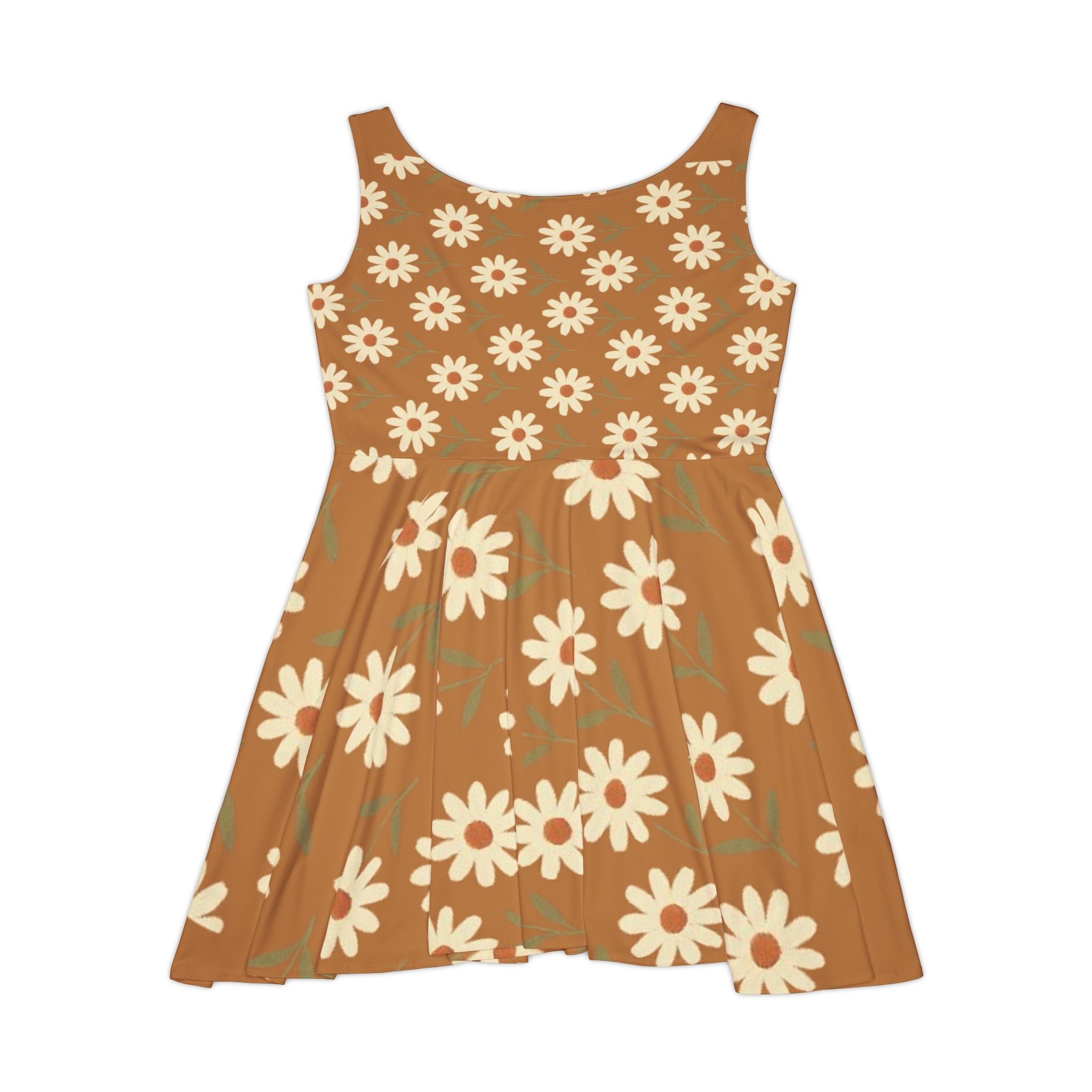 Boho Floral Skater Dress