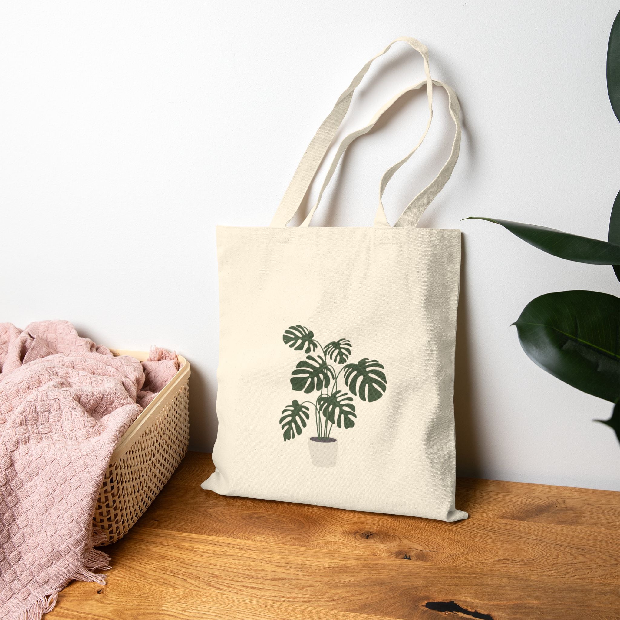 Eco-Friendly Floral Tote Bag for Plant Lovers