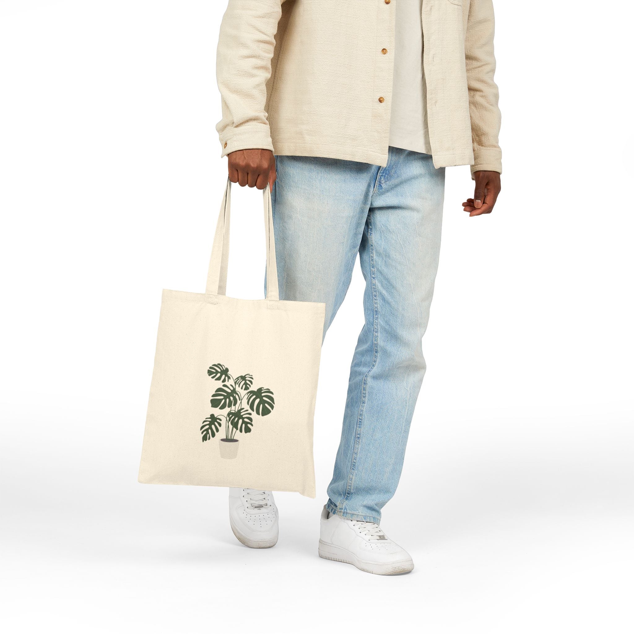 Eco-Friendly Floral Tote Bag for Plant Lovers