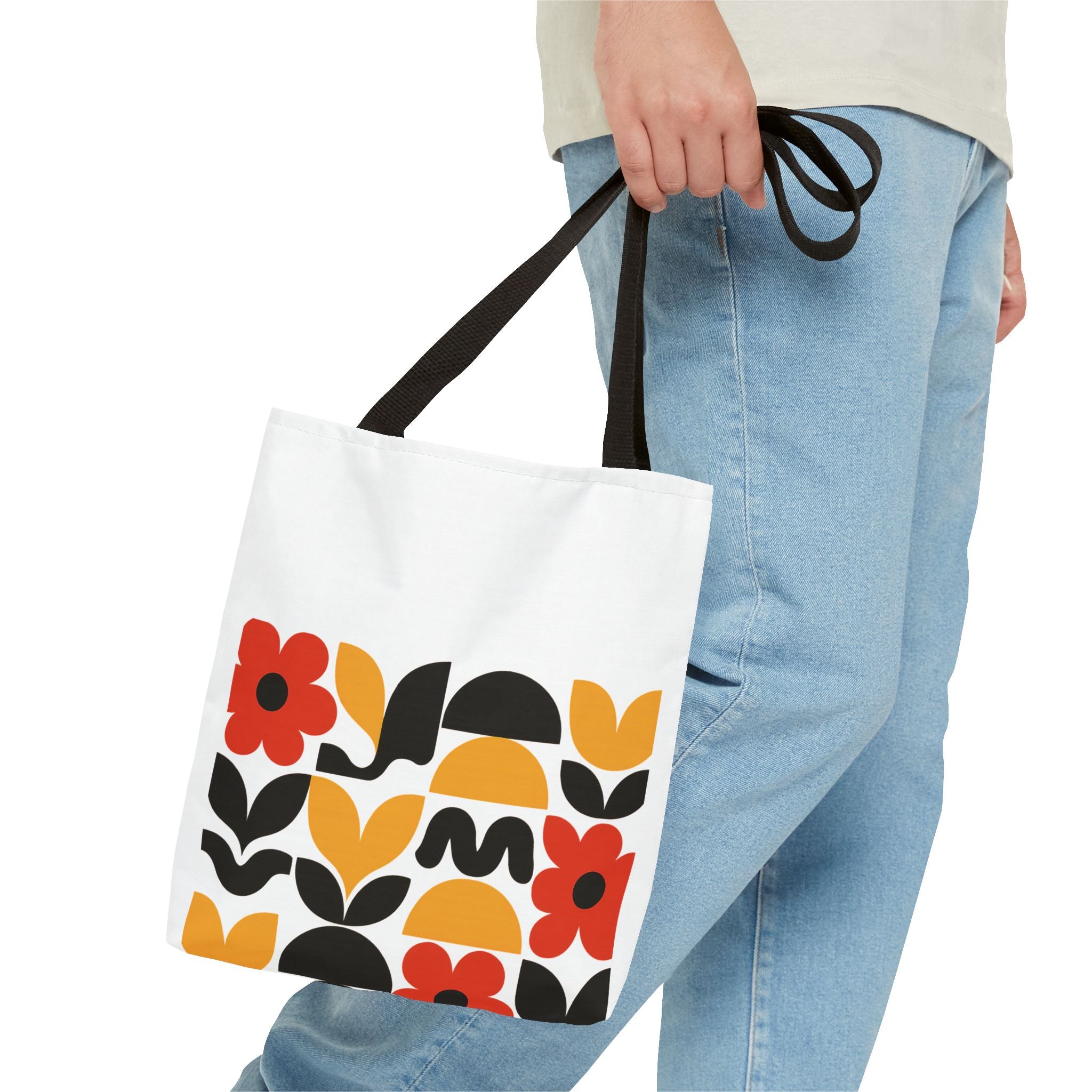 Boho Floral Tote Bag, , Eco-Friendly