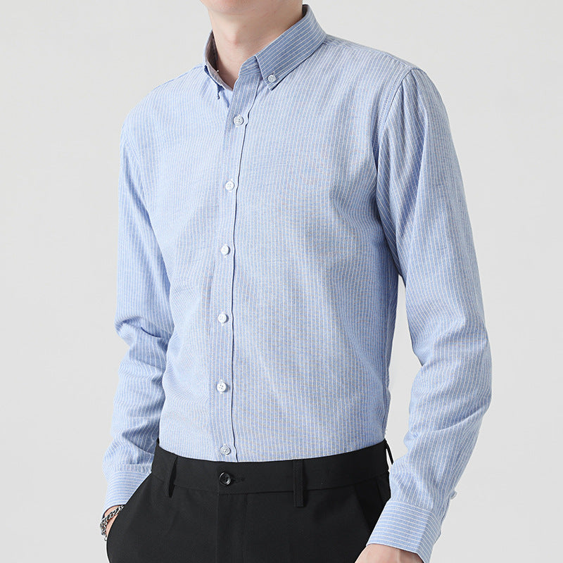 Men's Long  Stylish Striped Shirt