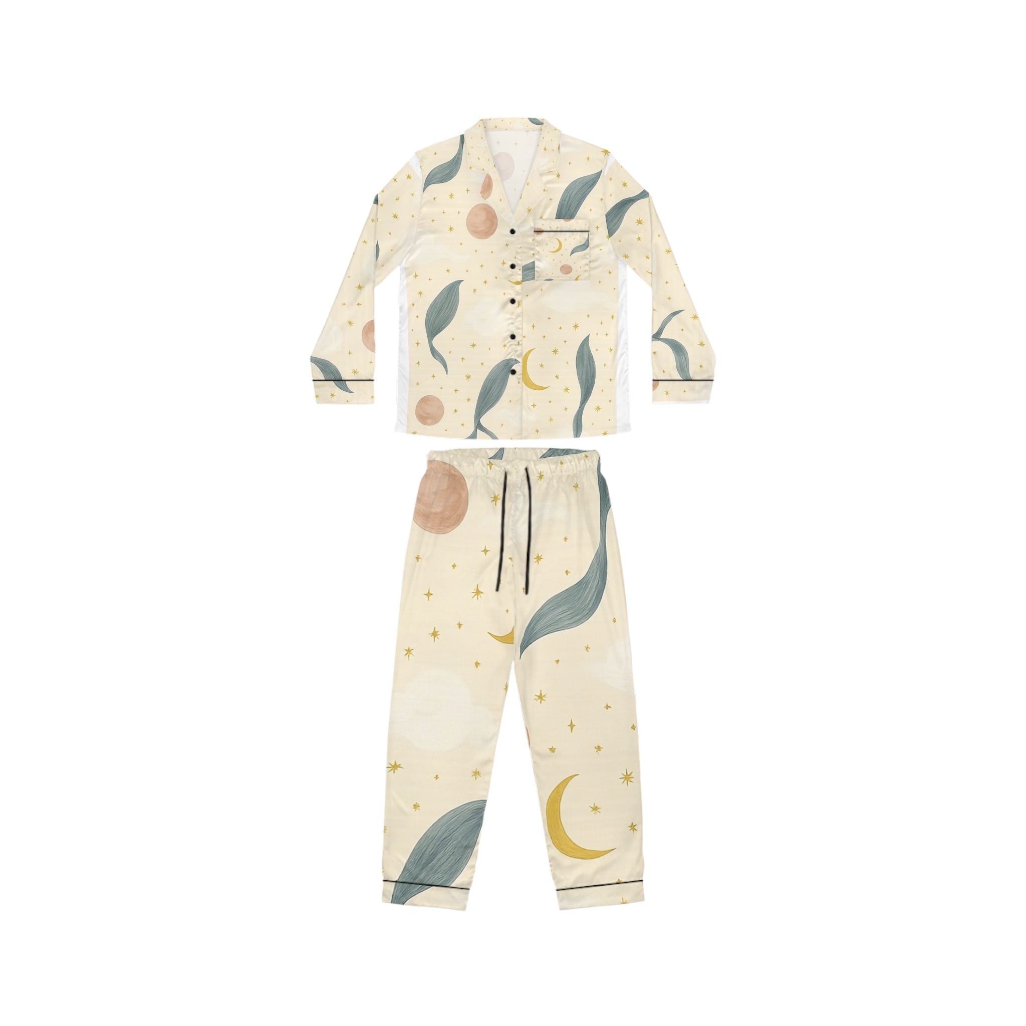 Celestial Women's Satin Pajama, Cozy Sleepwear