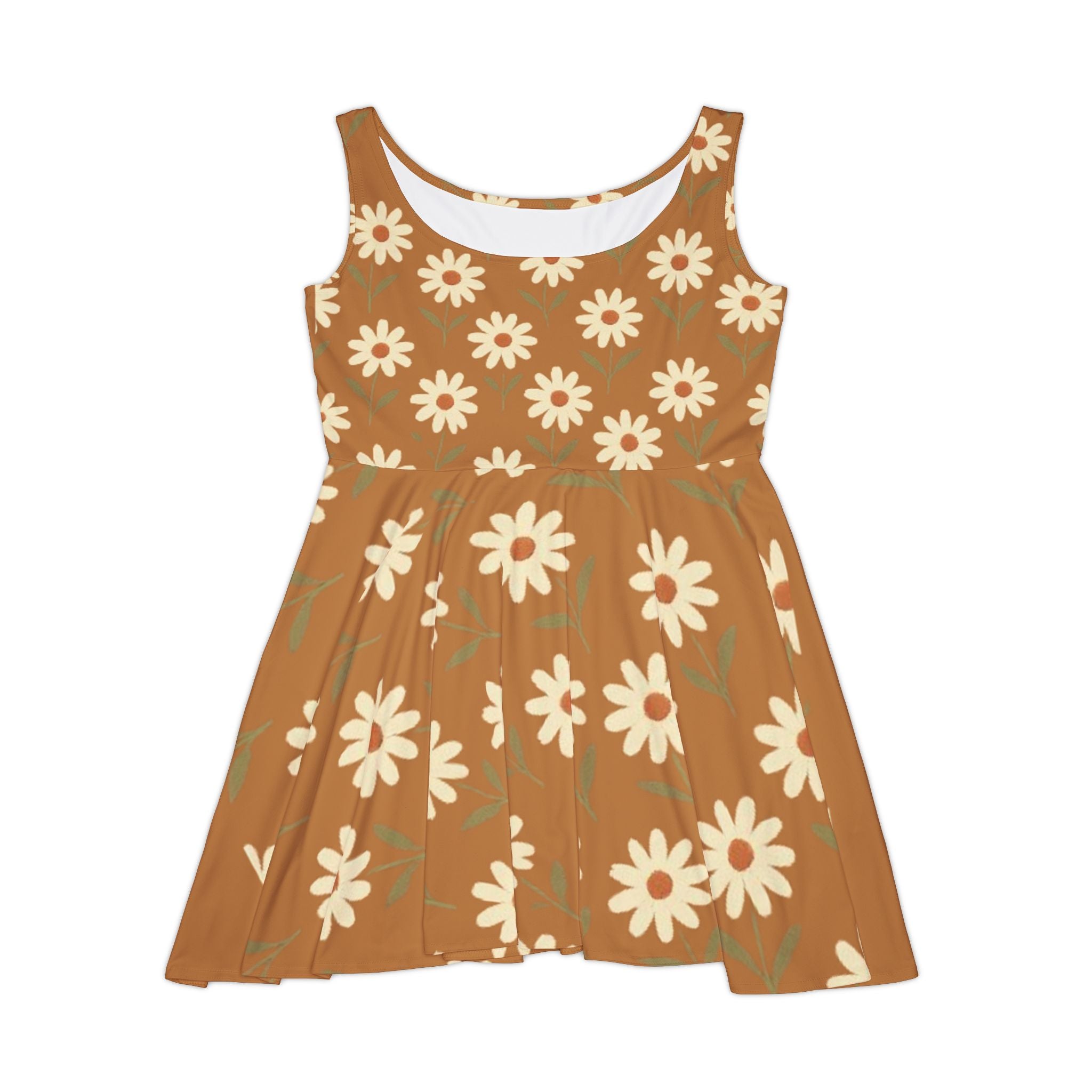 Boho Floral Skater Dress