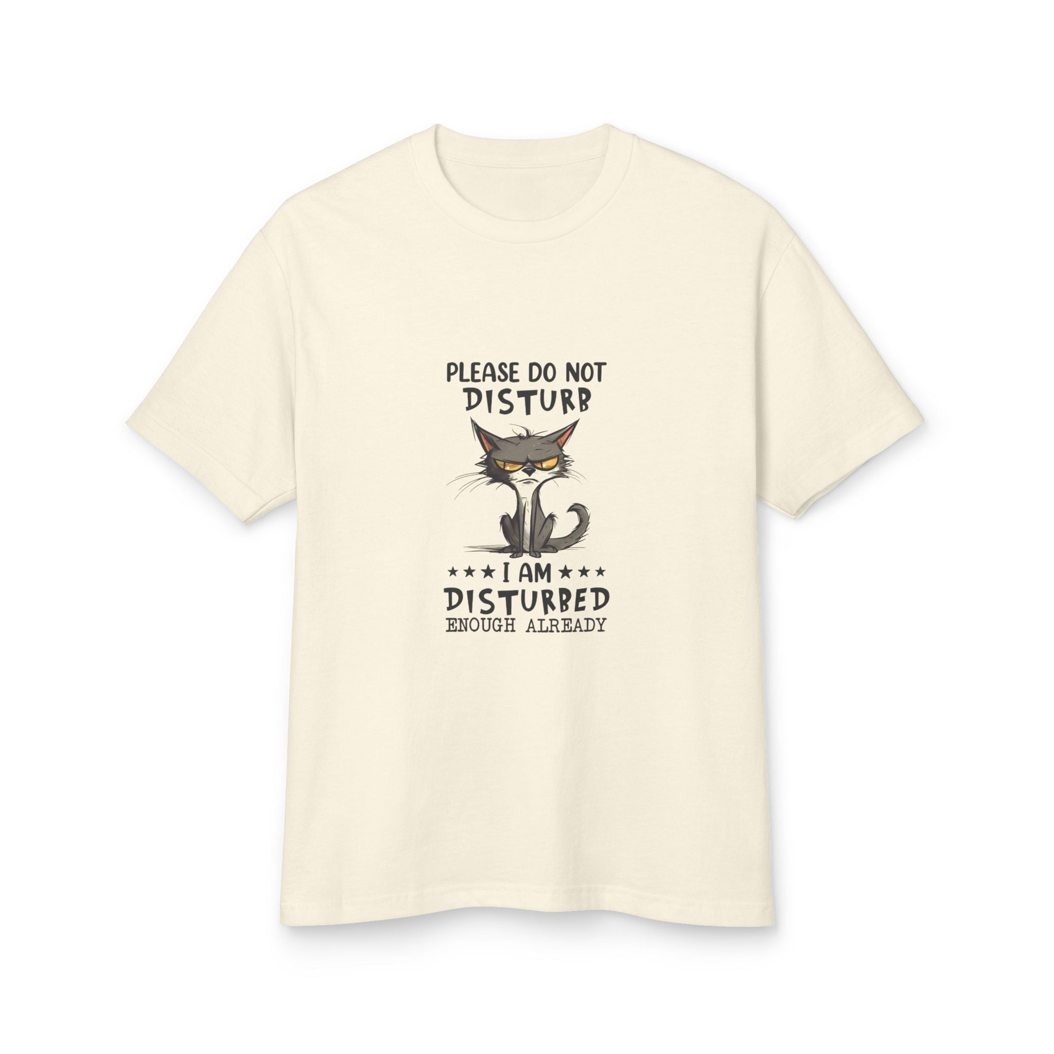 disturbed Cat  slim fit T-Shirt