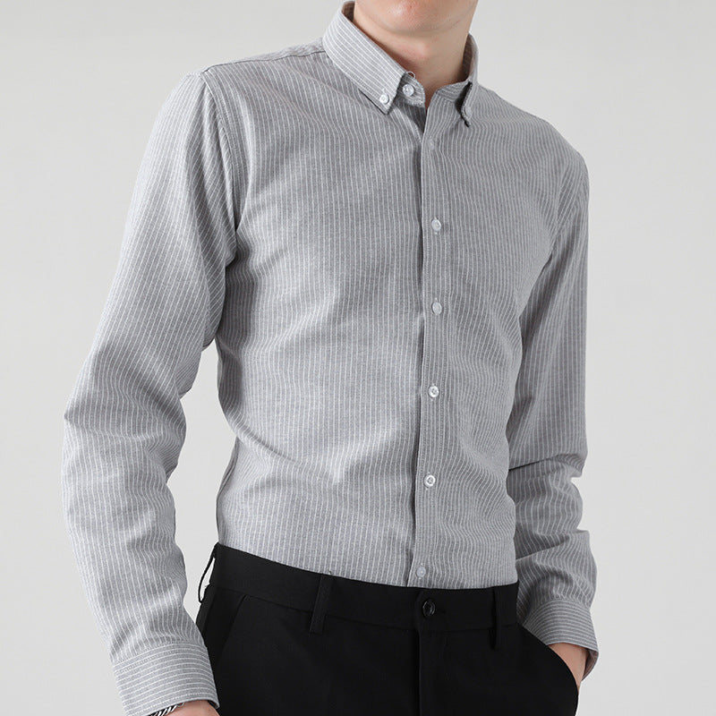 Men's Long  Stylish Striped Shirt